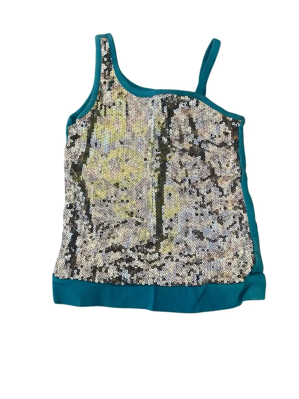 Justice Girls Tank Top Peace Sequins 8